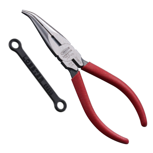 Angled tip long-nose pliers(J-CRAFT series) + Grip adapter  J150RBG